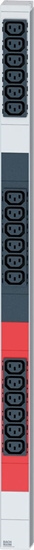 Picture of Bachmann IT PDU ALU 1U 18x C13, connector plug CEE 3L+N+PE 16A