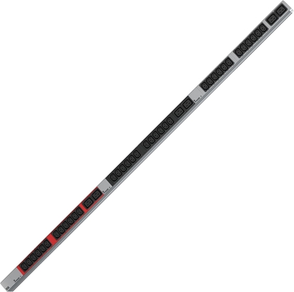 Attēls no Bachmann IT PDU ALU 1U 36x C13 6x C19 CEE 3x16A red