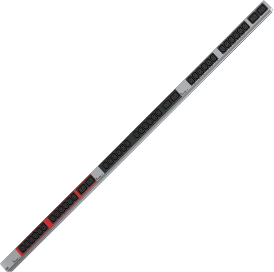 Picture of Bachmann IT PDU ALU 1U 36x C13 6x C19 CEE 3x16A red