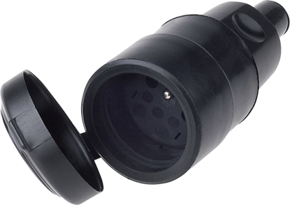 Picture of Bachmann solid rubber coupling, French, IP44, black