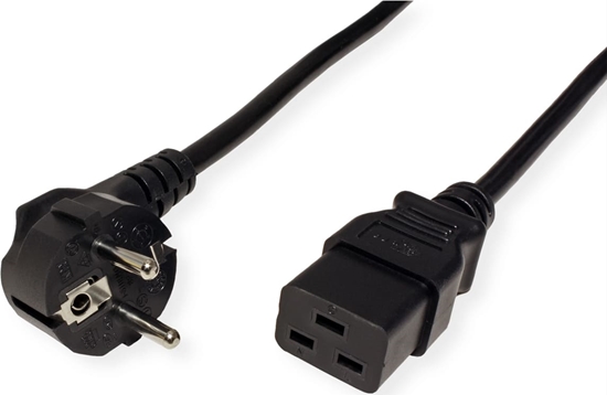 Picture of Barošanas kabelis Schuko IEC320-C19, 16A, 3m