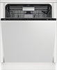 Изображение BEKO Dishwasher | BDIN36532 | Built-in | Width 60 cm | Number of place settings 15 | Number of programs 6 | Energy efficiency class D | Display | White
