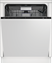Изображение BEKO Dishwasher | BDIN36532 | Built-in | Width 60 cm | Number of place settings 15 | Number of programs 6 | Energy efficiency class D | Display | White