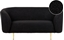 Picture of Beliani Sofa dwuosobowa boucle czarna LOEN