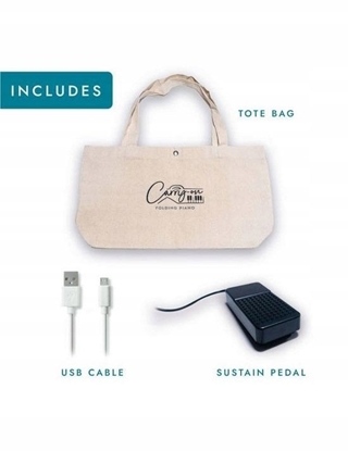 Attēls no BLACKSTAR Carry-On FP88T-BK Skadany digitalklaver - Sort