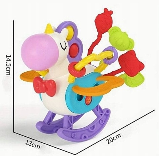 Picture of Bounn Konik sensoryczny na biegunach jednoroec edukacyjny dla dzieci