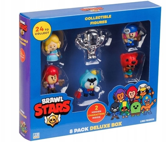 Picture of BRAWL STARS S1 FIGURES - 8 PACK DELUXE BOX VER.B