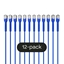 Изображение Broadbe Slim Patch Cable 10G Blue 0.1m 12-pack