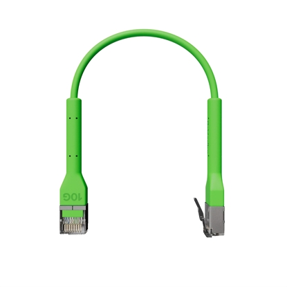 Picture of Broadbe Slim Patch Cable 10G Green 0.1m