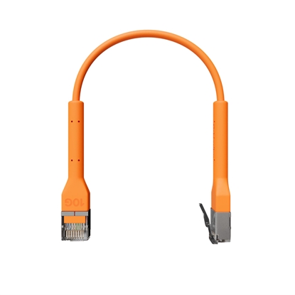 Attēls no Broadbe Slim Patch Cable 10G Orange 0.1m