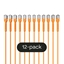 Attēls no Broadbe Slim Patch Cable 10G Orange 0.1m 12-pack