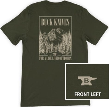 Attēls no Buck Knives Tshirt Buck Tee Live Outdoors 13213 rozmiar M