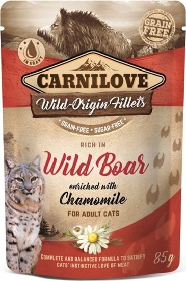 Picture of CAN FOR CAT WILD BOAR CHAMOMILE 85G