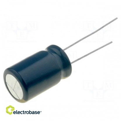 Изображение Capacitor: electrolytic; low impedance; THT; 1800uF; 35VDC; ±20%