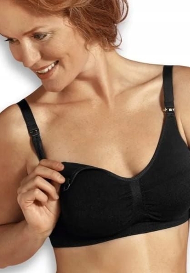 Picture of Carriwell Bezszwowy biustonosz do karmienia czarny XL Box Carriwell