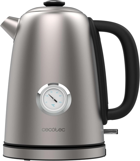 Picture of Cecotec Kettle | Thermosense 620 Vintage | Electric | 2200 W | 1.7 L | Stainless steel | 360° rotational base | Stainless steel