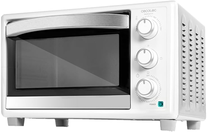 Изображение Mini piekarnik Cecotec Mini Oven | Bake&Toast 2300 White | 23 L | 1500 W | White