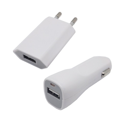 Изображение Charger for iPhone combo AC + DC + 30 pin Apple cable