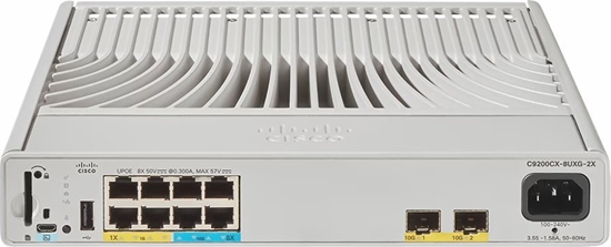 Picture of Cisco Catalyst C9200CX-8UXG-2X-E cza sieciowe Zarzdzany L2/L3 Obsuga PoE Szary