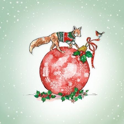 Picture of Clear Creation Karnet Swarovski - kwadrat. wita Bombka