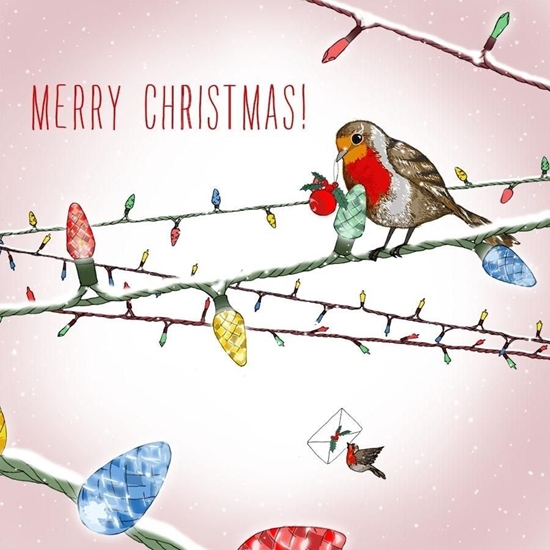 Picture of Clear Creation Karnet Swarovski - kwadrat. wita Ptaszek