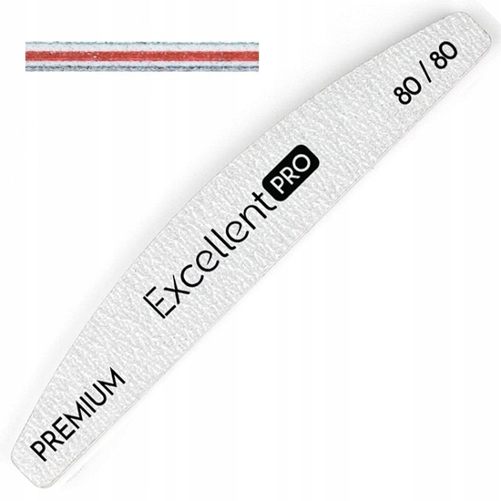 Изображение Cosmetics Zone EXCELLENT PRO_Premium pilnik w ksztacie ódki zebra NF21 80/80