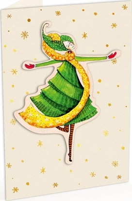 Attēls no Cozywood Karnet C6 naklejany + kop. wita Taczca kobieta