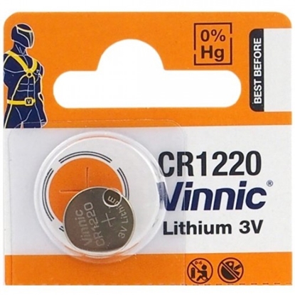 Picture of CR1220 baterijas Vinnic litija - iepakojumā 1 gb.