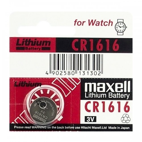 Picture of CR1616 baterijas 3V Maxell litija CR1616 iepakojumā 1 gb.
