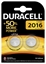 Изображение CR2016 baterijas 3V Duracell litija DL2016 iepakojumā 2 gb.