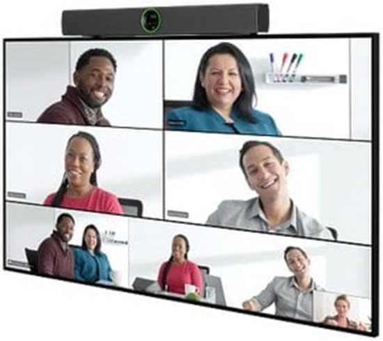 Picture of Crestron UC-SB2-DMK - Zestaw montaowy (klamra montaowa, 2 klamry rozszerzajce, 2 uchwyty nachylajce, 2 ktowniki montaowe) - do paska wideo - stal - do zamontowania na wywietlaczu