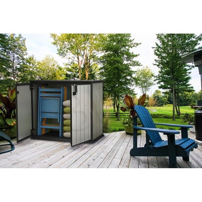 Picture of Curver Keter PATIO STORE garden panel  gray-brown