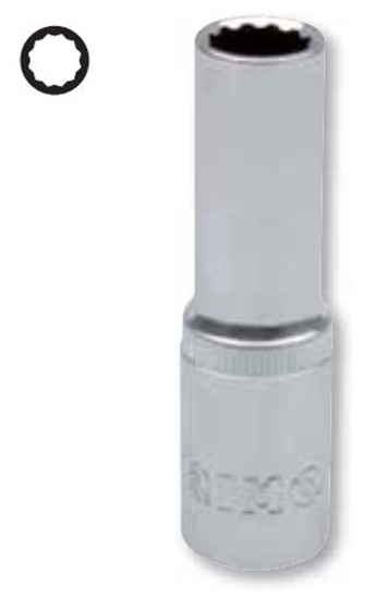 Picture of Deep double hexagon socket 13mm 1/2" Irimo blister