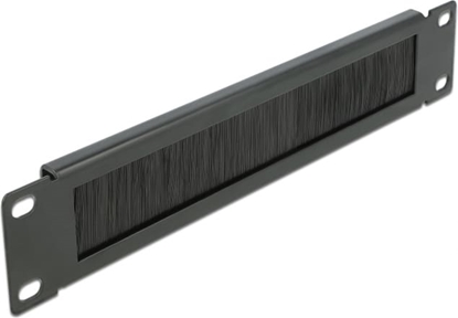 Attēls no Delock 10″ Cable Management Brush Strip 1U black