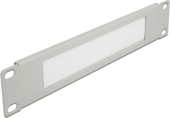 Picture of Delock 10″ Cable Management Brush Strip 1U grey