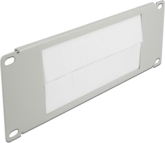 Picture of Delock 10″ Cable Management Brush Strip 2U grey