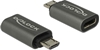 Picture of Delock Adapter USB 2.0 Micro-B male to USB Type-C™ 2.0 female anthracite