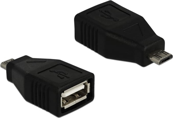 Picture of Delock Adapter USB 2.0 Type Micro-B male > USB 2.0 Type-A male