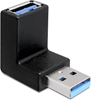Picture of Delock Adapter USB 3.0 Type-A male > Type-A female angled 90° vertical
