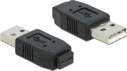Изображение Delock Adapter USB micro-A+B female to USB 2.0 Type-A male