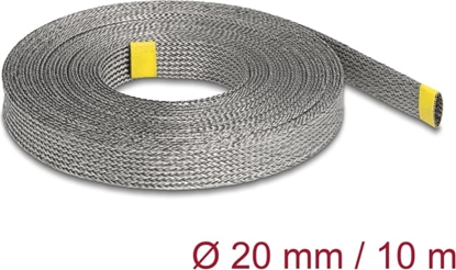 Изображение Delock Braided Sleeve for EMI shielding stretchable 10 m x 20 mm