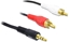 Picture of Delock Cable Audio 3.5 mm stereo jack male > 2 x RCA male 1.5 m