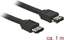 Изображение Delock Cable eSATA 3 Gb/s receptacle > eSATA receptacle 1 m black