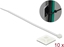 Picture of Delock Cable Tie Mount 25 x 25 mm with Cable Tie L 300 x W 4.8 mm white