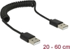 Picture of Delock Cable USB 2.0-A male / male coiled cable