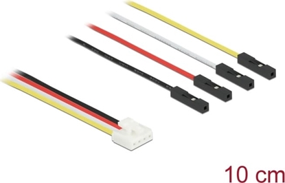 Attēls no Delock Conversion IOT Grove Cable 4 x pin male to 4 x Jumper female 10 cm