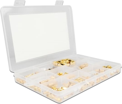 Attēls no Delock Crimpbox 120 pieces 50 Ohm with SMA, SMB and RP-SMA connectors