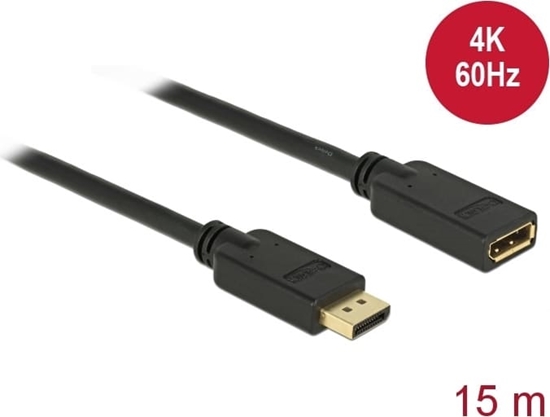 Изображение Delock DisplayPort 1.2 extension cable 4K 60 Hz 15 m