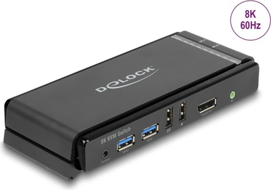 Picture of Delock DisplayPort 1.4 KVM Switch 8K 60 Hz with USB 5 Gbps and Audio