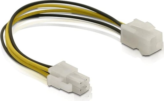 Picture of Delock Extension cable P4 4 pin male > P4 4 pin female 15 cm